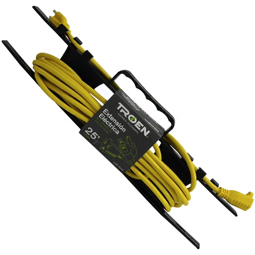 [8068] EXTENSION ELECTRICA 25FT 1 TOMA TROEN