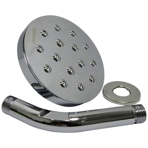 [8082] REGADERA PARA BANO 4" ABS CROMADO GRIVEN