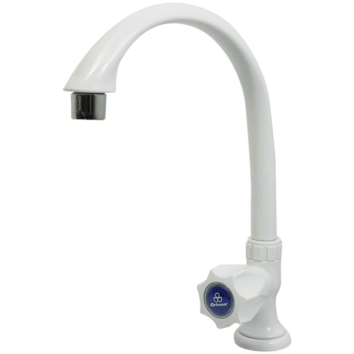 [8088] GRIFERIA PARA FREGADERO INDIVIDUAL ABS GRIVEN WHITE
