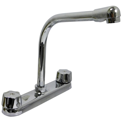 [8097] GRIFERIA PARA FREGADERO 8" CUELLO DE COBRA GRIVEN