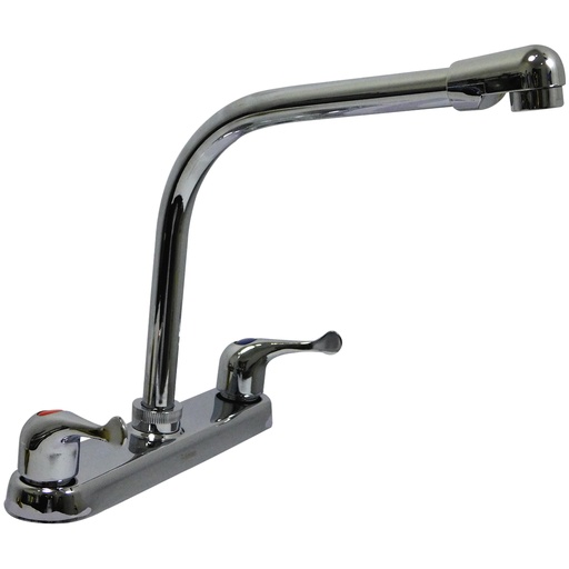 [8099] GRIFERIA PARA FREGADERO 8" CUELLO DE COBRA GRIVEN