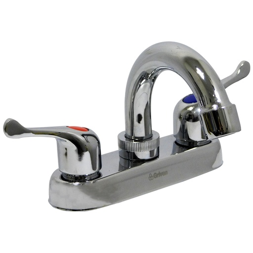 [8101] GRIFERIA PARA LAVAMANOS 4" CUELLO CURVO GRIVEN