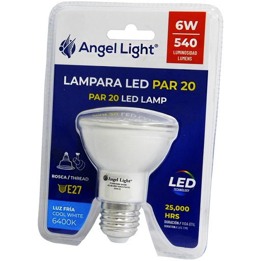 [8117] BOMBILLO LED 6W PAR 20 ANGEL LIGHT