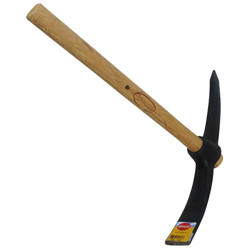 [8190] PIQUETA 1.5 LB CON CABO DE MADERA HERRAGRO