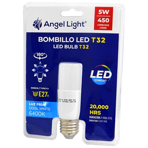 [8277] BOMBILLO LED 5W T32 ANGEL LIGHT