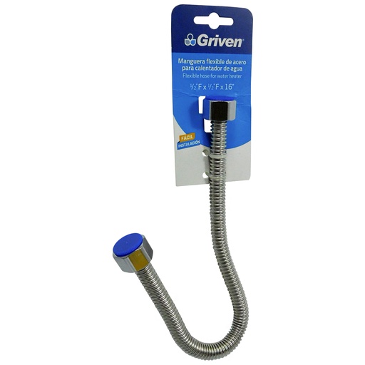 [8297] MANGUERA FLEXIBLE 1/2" X 1/2" PARA CALENTADOR GRIVEN
