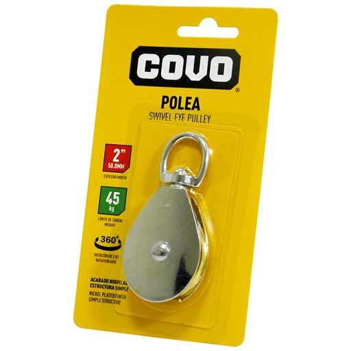 [8334] POLEA 2" 90KG COVO