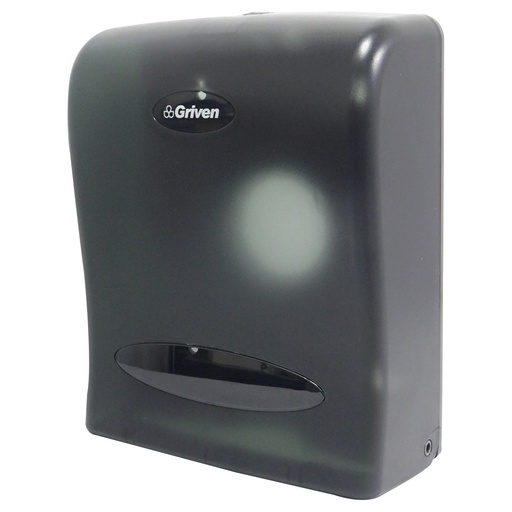 [8371] DISPENSADOR DE PAPEL TOALLA INTERFOLIADA NEGRO GRIVEN