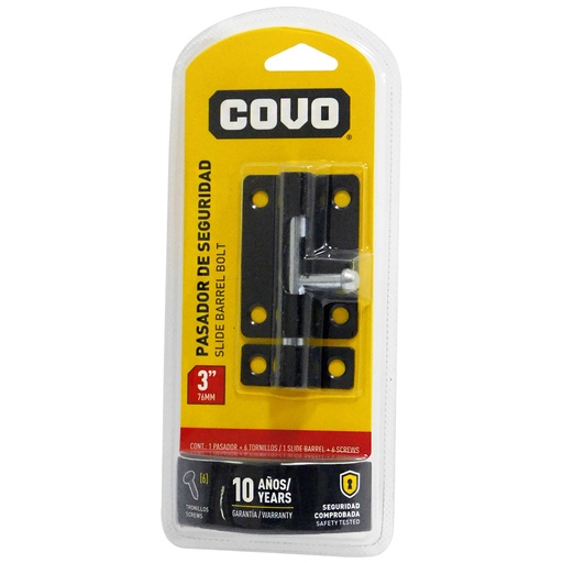 [8381] PASADOR DE SEGURIDAD 3" COVO