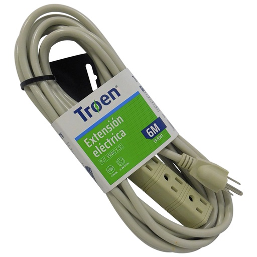 [8403] EXTENSION ELECTRICA 6MTS 3 TOMAS TROEN