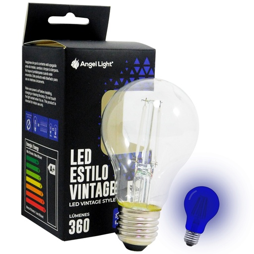 [8468] BOMBILLO LED 4W VINTAGE AZUL ANGEL LIGHT