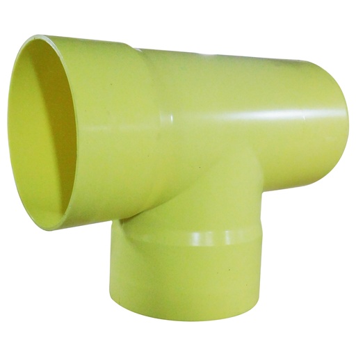 [8493] TEE PVC SANIT 200MM EXCXC