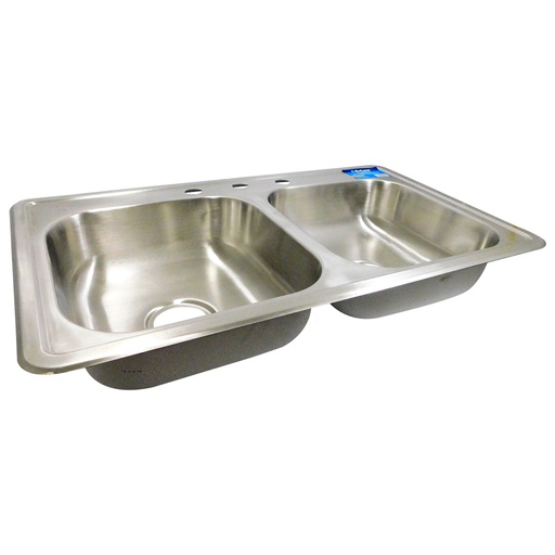 [8558] FREGADERO DOBLE 35 X 35CM ACERO INOXIDABLE GRIVEN