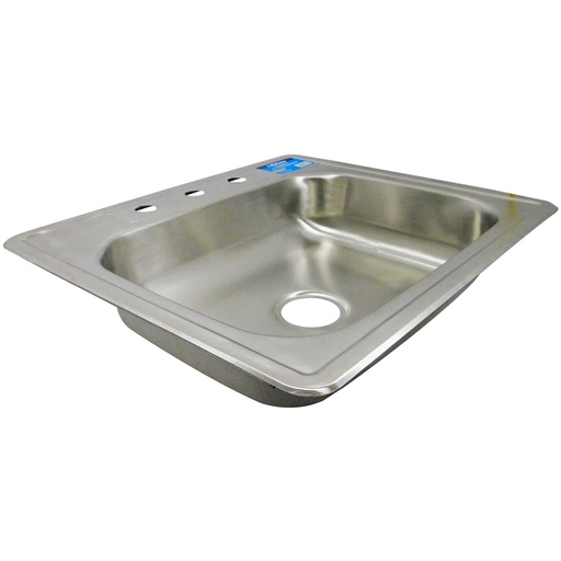 [8559] FREGADERO INDIVIDUAL 39 X 53 CM ACERO INOXIDABLE GRIVEN (1PZAS)