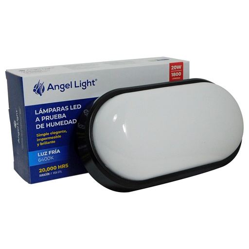 [8575] LAMPARA LED SUPERFICIAL 20W ANTIHUMEDAD ANGEL LIGHT