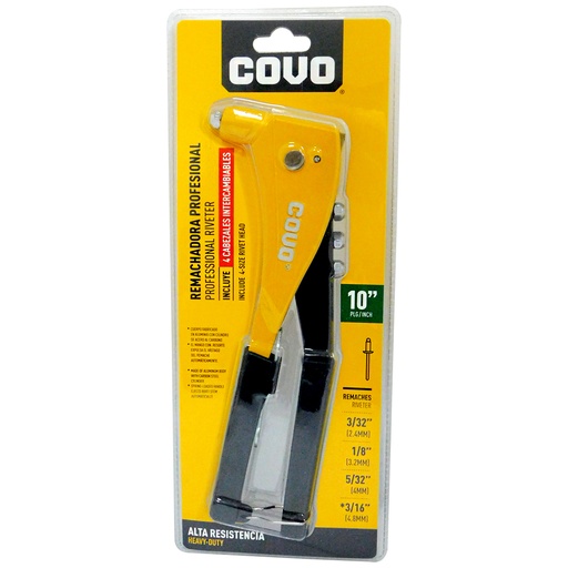 [8590] REMACHADORA MANUAL 10" PROFESIONAL COVO