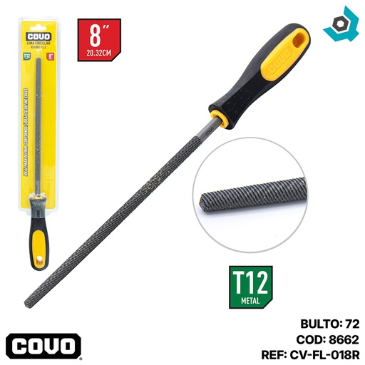 [8662] LIMA CIRCULAR 8" COVO