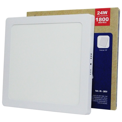 [8669] LAMPARA LED SUPERFICIAL CUADRADA 24W 11.8" LUZ BLANCA ANGEL LIGHT