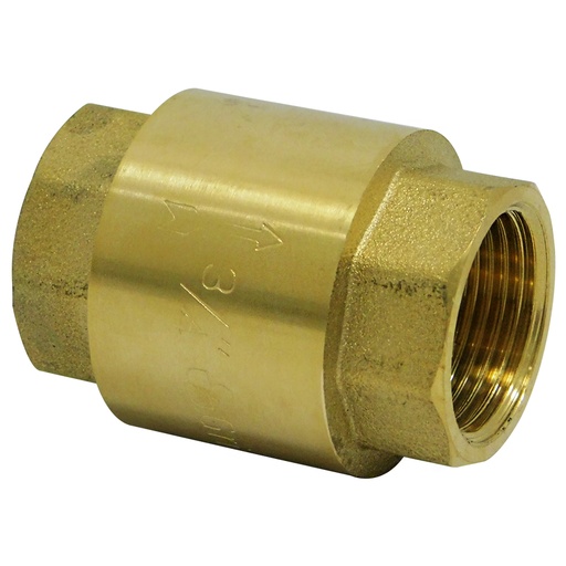 [8724] CHEQUE 3/4" DE BRONCE SIN CANAL GRIVEN