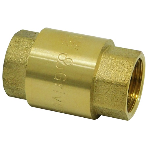 [8726] CHEQUE 1/2" DE BRONCE SIN CANAL GRIVEN