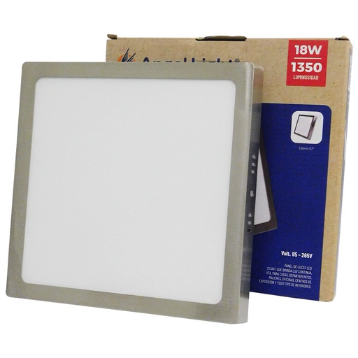 [8750] LAMPARA LED SUPERFICIAL CUADRADA 18W 8.7" ANGEL LIGHT