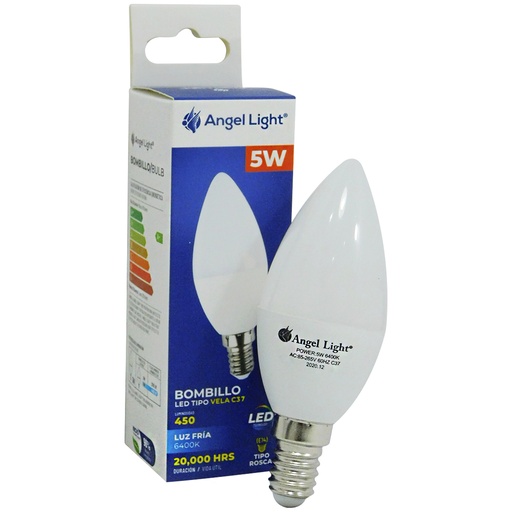 [8752] BOMBILLO LED 5W TIPO VELA ANGEL LIGHT