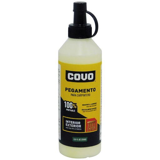 [8758] PEGAMENTO PARA CARPINTERIA 250GR COVO