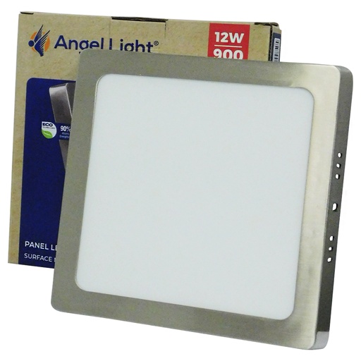 [8765] LAMPARA LED SUPERFICIAL CUADRADA 12W 6.7" LUZ BLANCA ANGEL LIGHT