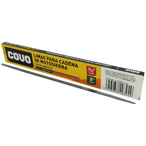 [8779] LIMA PARA CADENA DE MOTOSIERRA 5/32" COVO