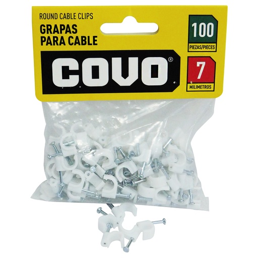 [8783] GRAPAS PARA CABLES 7MM COVO