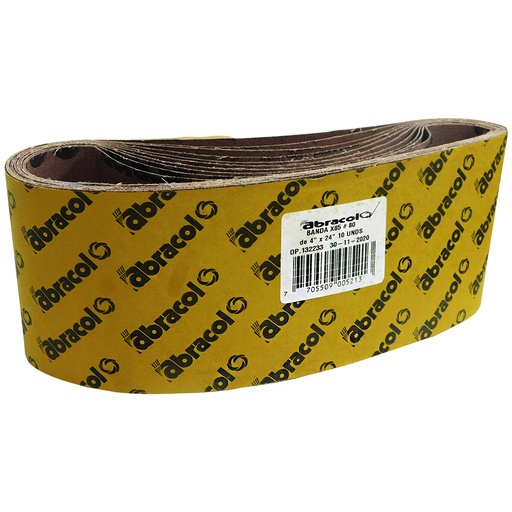 [8848] BANDA DE LIJA 4" X 24" GRANO 80 ABRACOL