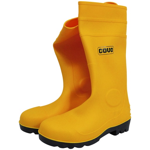 [8895] BOTAS DE CAUCHOS T44 CON PUNTA DE HIERRO COVO