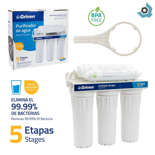 [8914] PURIFICADOR DE AGUA 5 ETAPAS GRIVEN