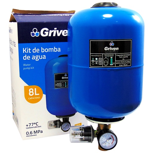 [8933] PULMON TANQUE PARA AGUA 8L GRIVEN