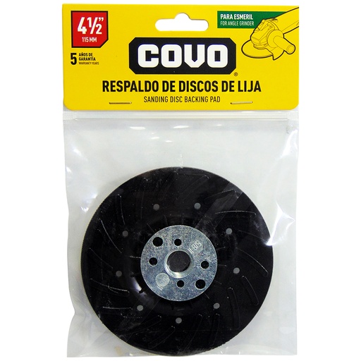 [8959] REPUESTO DE DISCO DE LIJA 4 1/2" PARA ESMERIL COVO