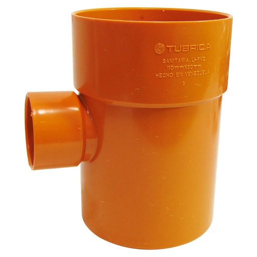 [9036] TEE REDUCCION PVC SANITARIO 110X50MM REFORZADO TUBRICA