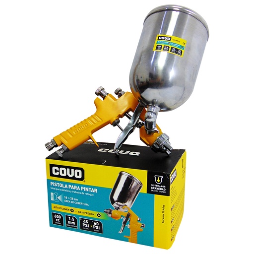 [9125] PISTOLA DE SPRAY PARA PINTAR 600C COVO