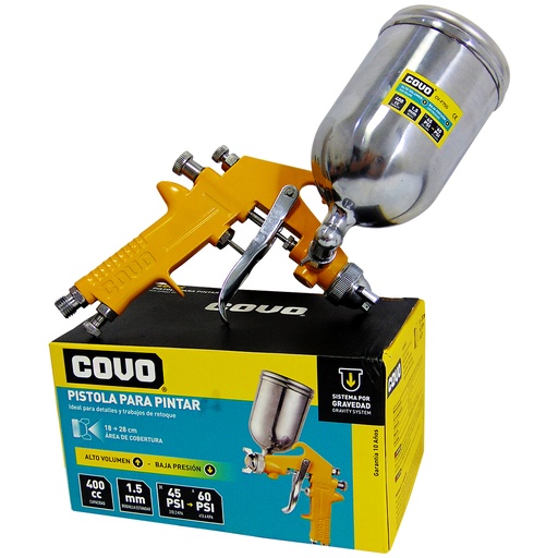 [9130] PISTOLA DE SPRAY PARA PINTAR 400CC COVO