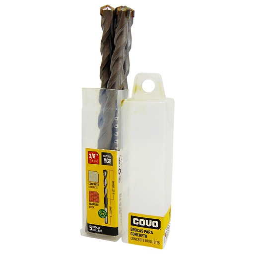 [9141] MECHAS PARA CONCRETO 3/8" COVO