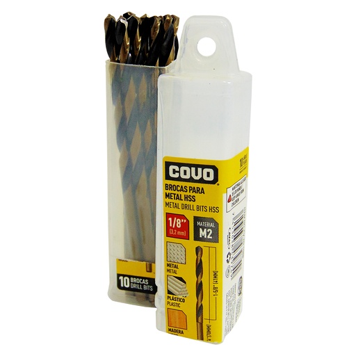 [9143] MECHAS PARA METAL 1/8" HSS COVO