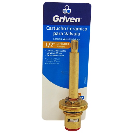 [9155] CARTUCHO CERAMICO 1/2" PARA LLAVE DE DUCHA GRIVEN