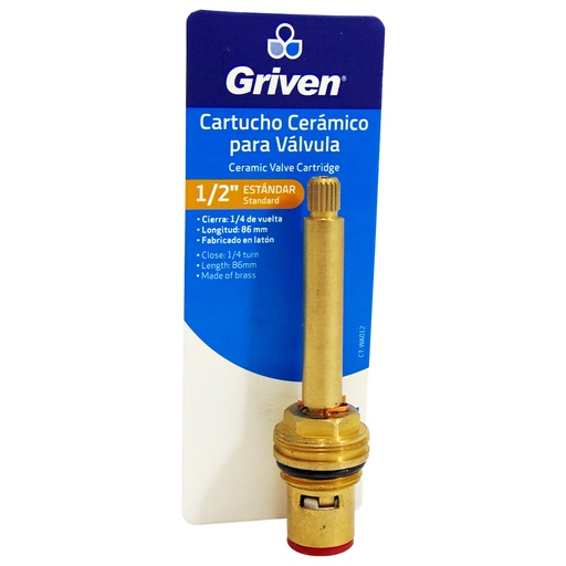 [9157] CARTUCHO CERAMICO 1/2" PARA LLAVE DE DUCHA GRIVEN