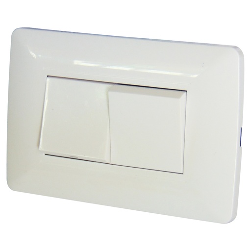 [9173] APAGADOR DOBLE BLANCO TROEN
