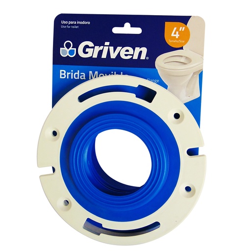 [9224] BRIDA MOVIBLE 4" PARA INODOROS GRIVEN