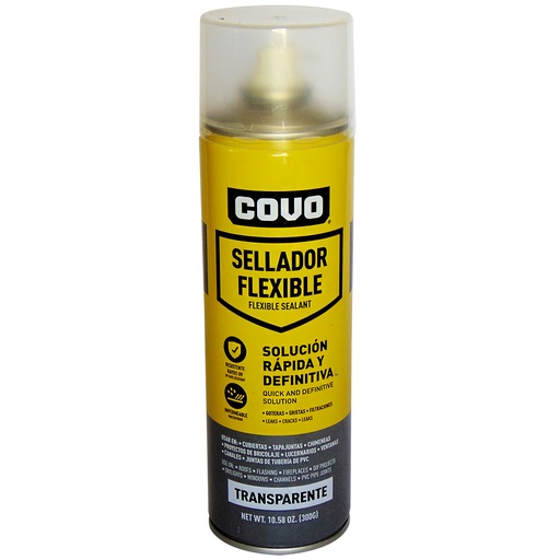 [9228] SELLADOR FLEXIBLE TRANSPARENTE 300G COVO