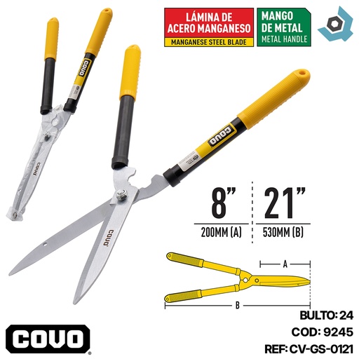 [9245] TIJERA PARA PODAR 21" COVO