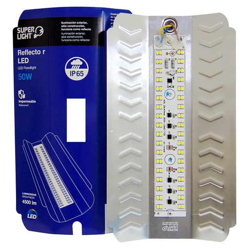 [9256] REFLECTOR LED 50W PARA EXTERIOR SUPER LIGHT