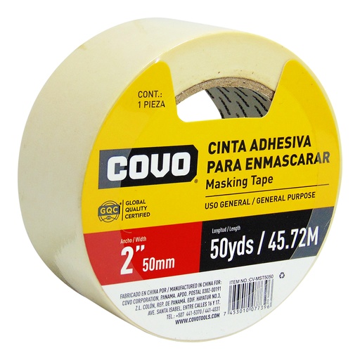 [9264] TIRRO CINTA ADHESIVA PARA ENMASCARAR 2" COVO