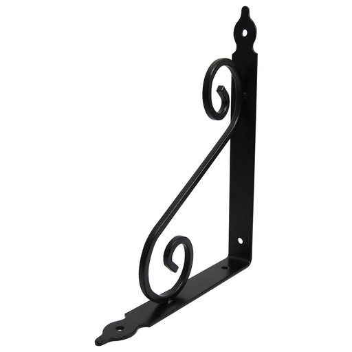 [9292] ANGULO DE SOPORTE 19 X 24 CM NEGRO MATE