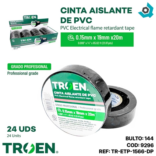 [9296] TEIPE ELECTRICO 20M TROEN